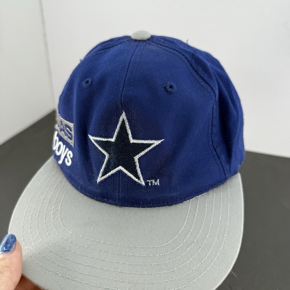 Vintage Dallas Cowboys Hat Cap SnapBack Sports Youth Trucker NFL Annco Hat - Picture 5 of 11